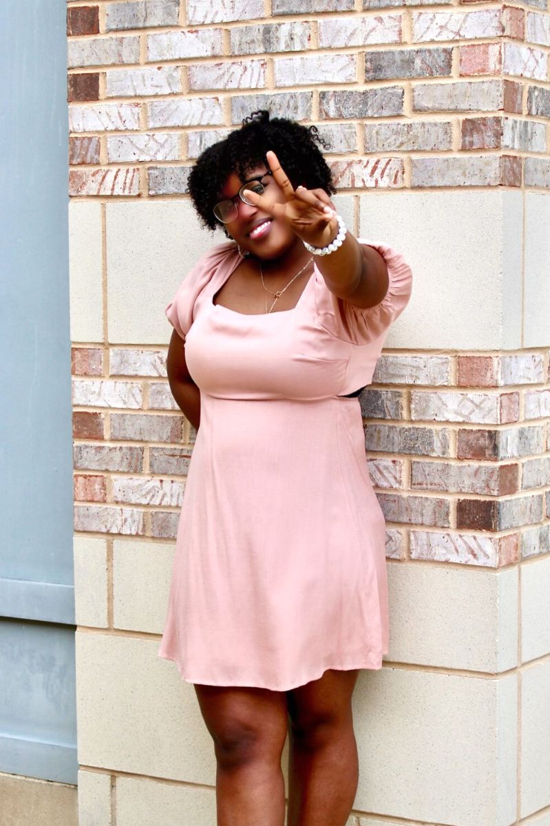 Plus size shop pink easter dresses